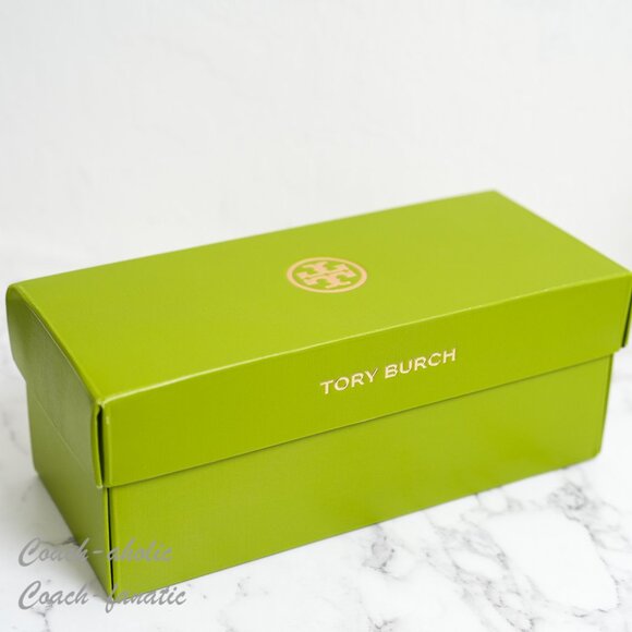 NIB Tory Burch Everly Slide Crochet Lacquered Raffia in Black Size 7/7.5 - Picture 8 of 8